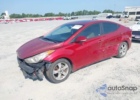 2011 Hyundai Elantra Limited (Ulsan Plant) from USA, damaged, VIN KMHDH4AE2BU115802